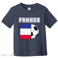 France Soccer Team Flag Toddler T-Shirt thumb 0