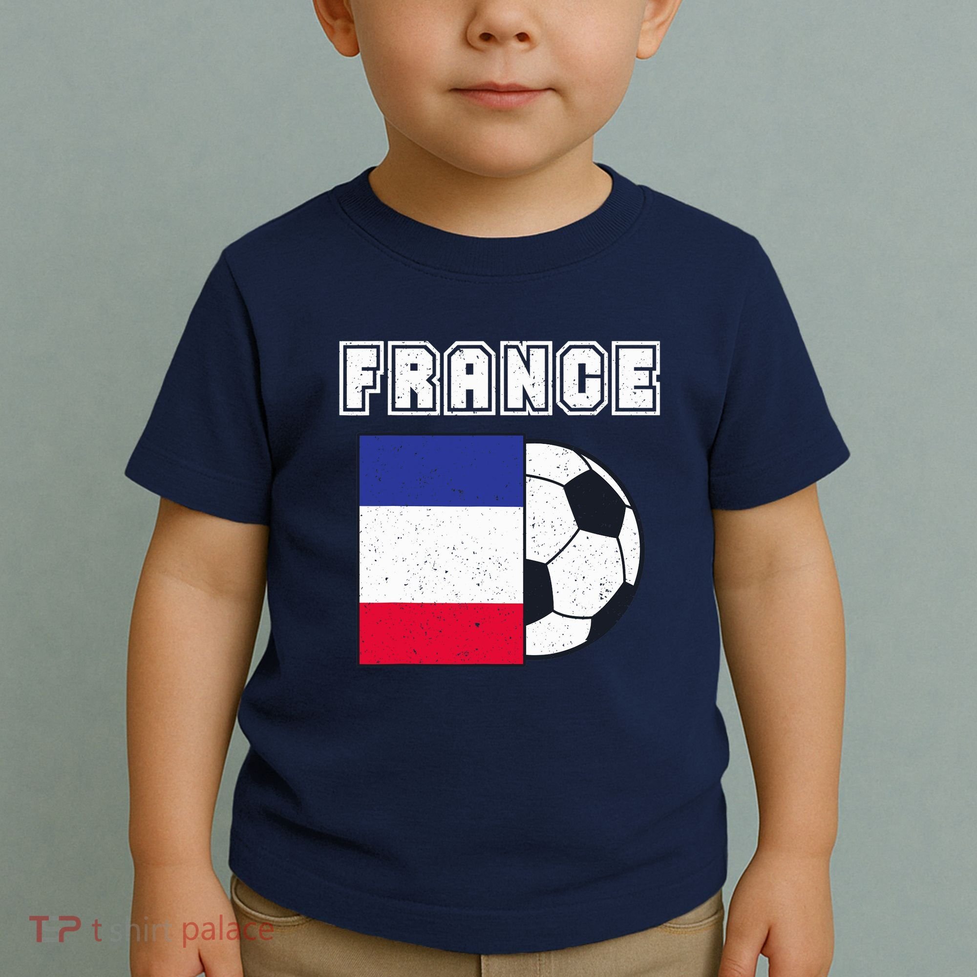 France Soccer Team Flag Toddler T-Shirt