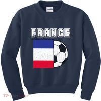 France Soccer Team Flag Kids Sweatshirt thumb 0