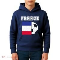 France Soccer Team Flag Kids Hoodie thumb 4