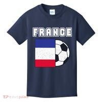 France Soccer Team Flag Kids T-Shirt thumb 0