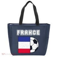 France Soccer Team Flag Tote Bag thumb 0