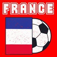 France Soccer Team Flag Santa Hat thumb 1