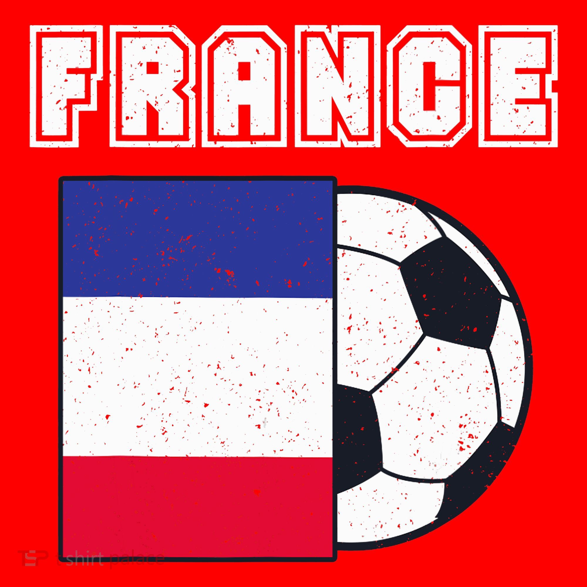 France Soccer Team Flag Santa Hat