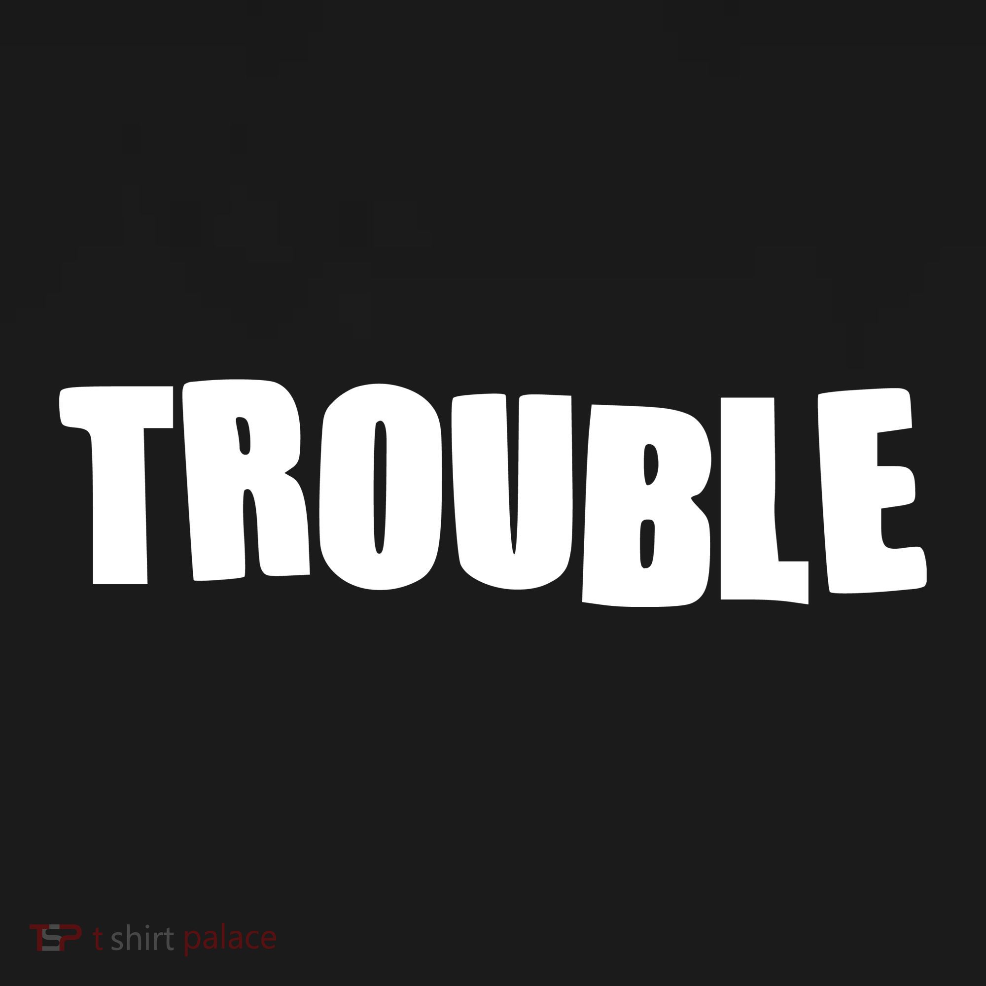 Funny Somebodys Trouble Matching Couple Family Shirts Doggie Tank