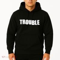 Funny Somebodys Trouble Matching Couple Family Shirts Hoodie thumb 2