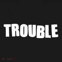 Funny Somebodys Trouble Matching Couple Family Shirts Women's Hoodie thumb 2