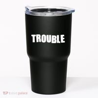 Funny Somebodys Trouble Matching Couple Family Shirts Tumbler thumb 0