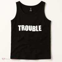 Funny Somebodys Trouble Matching Couple Family Shirts Tank Top thumb 2