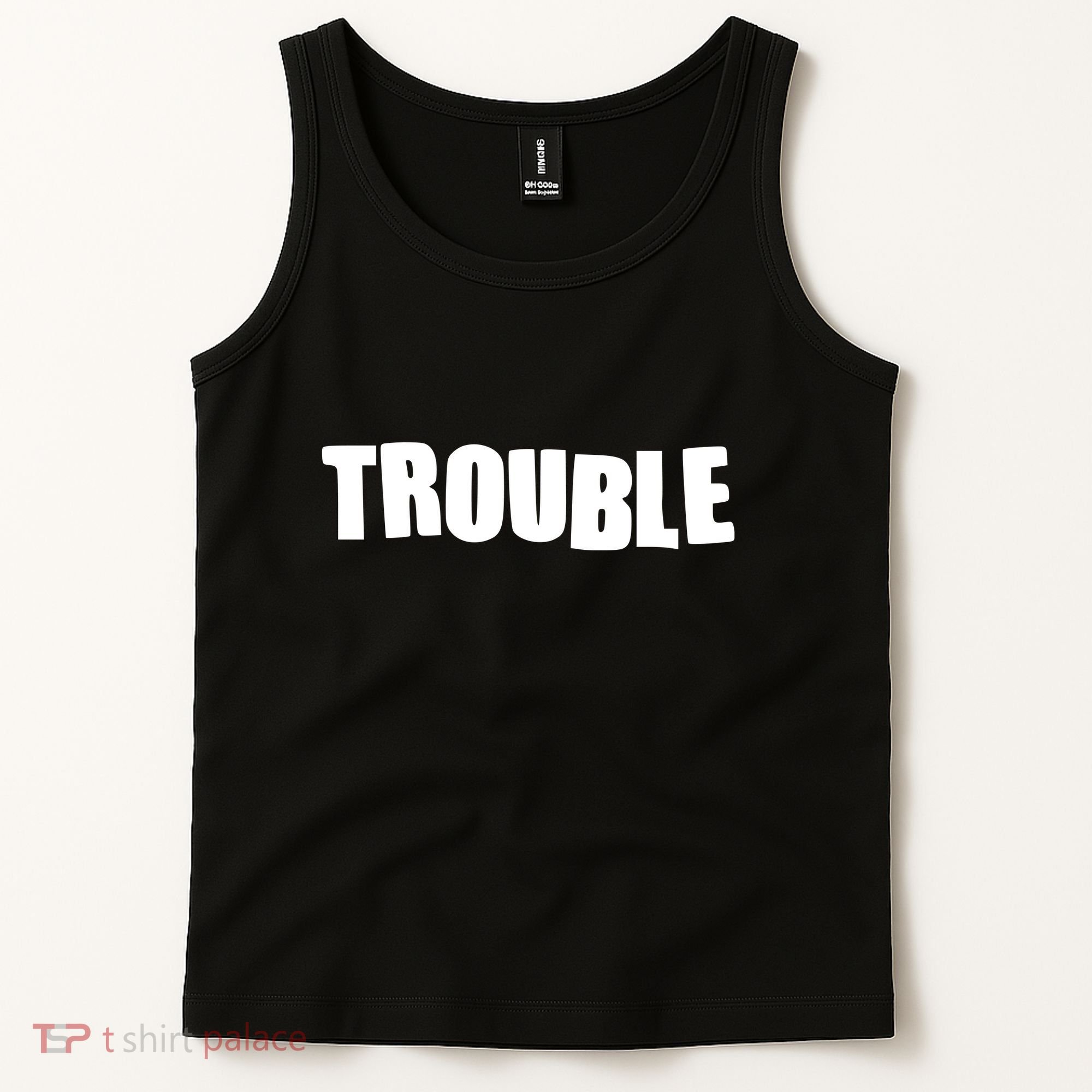 Funny Somebodys Trouble Matching Couple Family Shirts Tank Top
