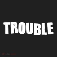 Funny Somebodys Trouble Matching Couple Family Shirts Golf Towel thumb 3