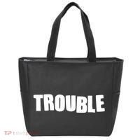 Funny Somebodys Trouble Matching Couple Family Shirts Tote Bag thumb 0