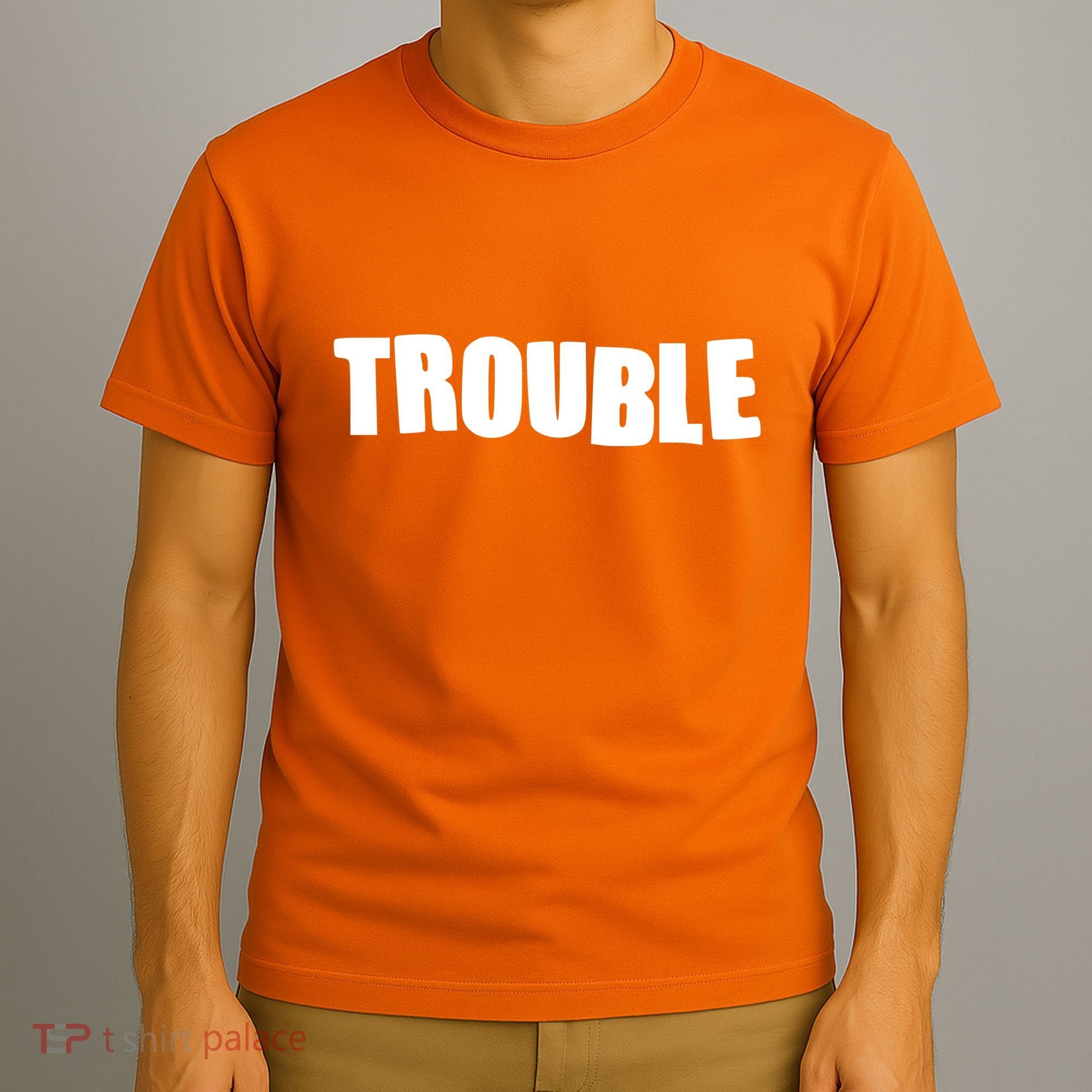 Funny Somebodys Trouble Matching Couple Family Shirts T-Shirt