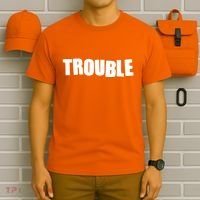 Funny Somebodys Trouble Matching Couple Family Shirts T-Shirt thumb 6