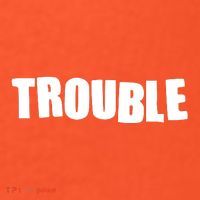 Funny Somebodys Trouble Matching Couple Family Shirts Mousepad thumb 1