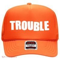 Funny Somebodys Trouble Matching Couple Family Shirts Hat thumb 0