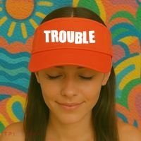 Funny Somebodys Trouble Matching Couple Family Shirts Visor thumb 2
