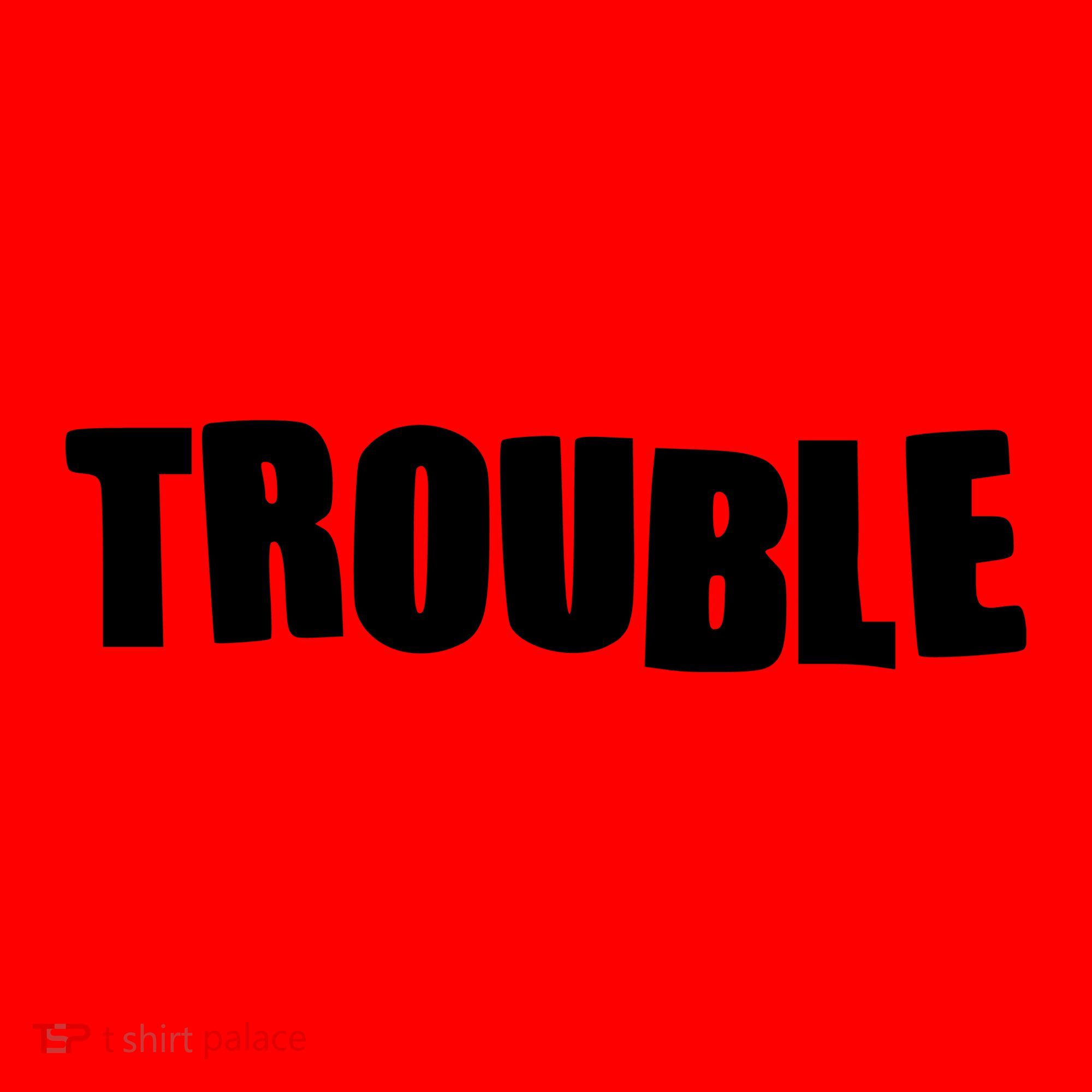 Funny Somebodys Trouble Matching Couple Family Shirts Santa Hat