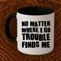 Funny Somebodys Trouble Matching Couple Family Shirts Coffee Mug thumb 2