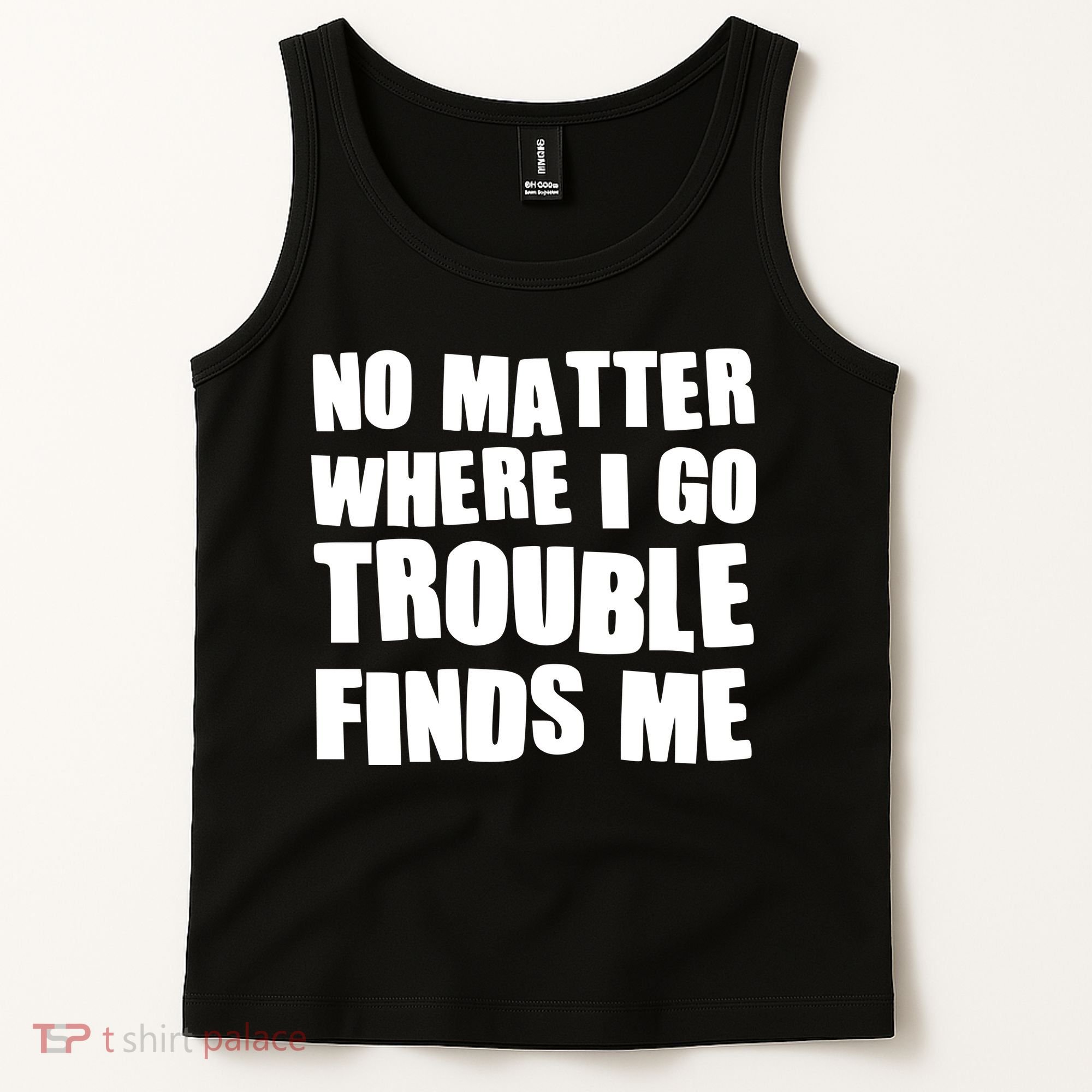 Funny Somebodys Trouble Matching Couple Family Shirts Tank Top