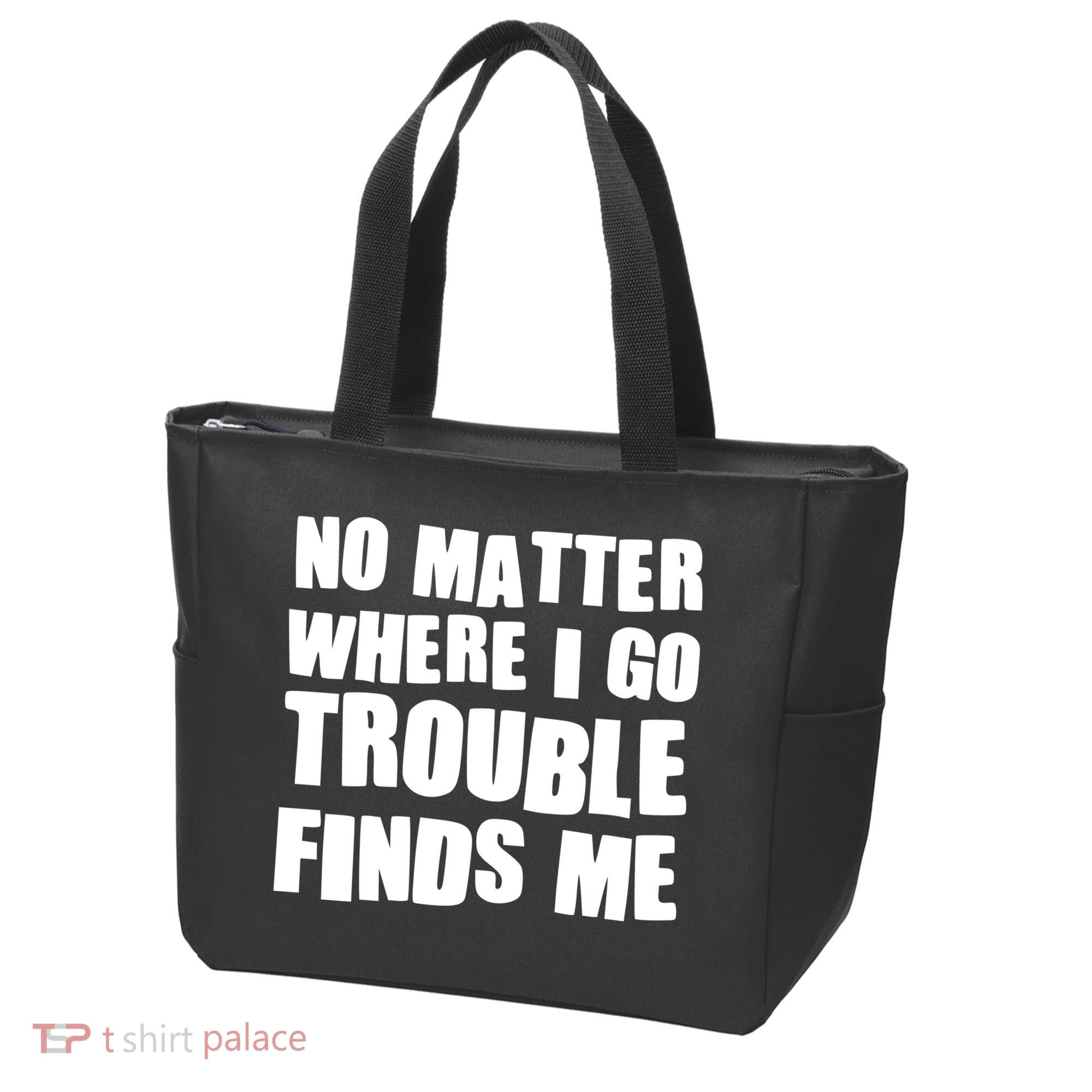 Funny Somebodys Trouble Matching Couple Family Shirts Tote Bag