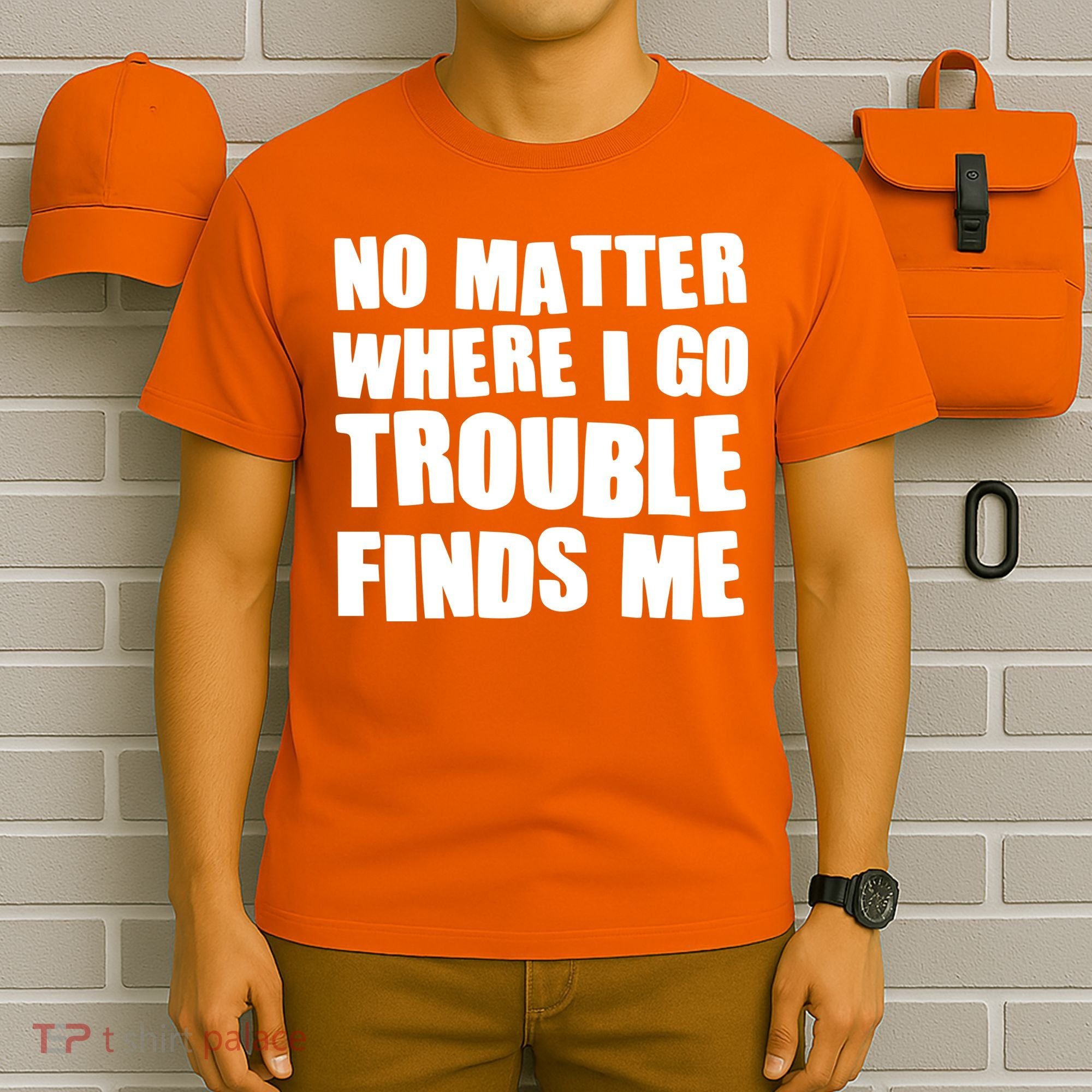 Funny Somebodys Trouble Matching Couple Family Shirts T-Shirt