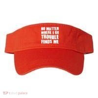 Funny Somebodys Trouble Matching Couple Family Shirts Visor thumb 0