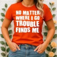 Funny Somebodys Trouble Matching Couple Family Shirts Women's T-Shirt thumb 2