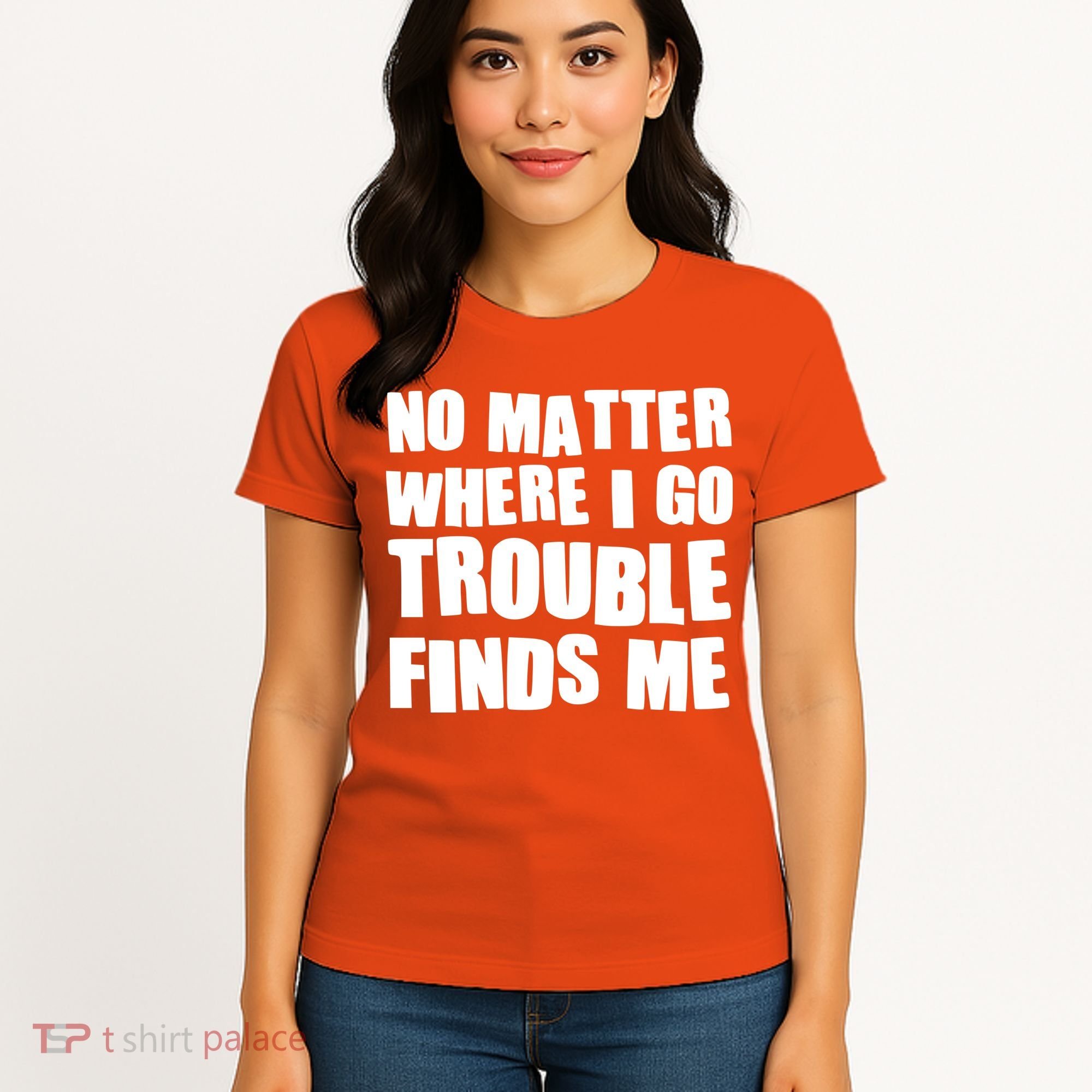 Funny Somebodys Trouble Matching Couple Family Shirts Women's T-Shirt