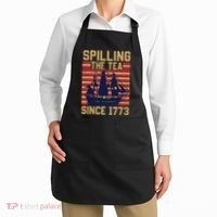 Fun Spilling The Tea Since 1773 Teaching History Patriotic Apron thumb 2