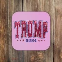 Trump 2024 President Make America Trump Again Coaster thumb 0