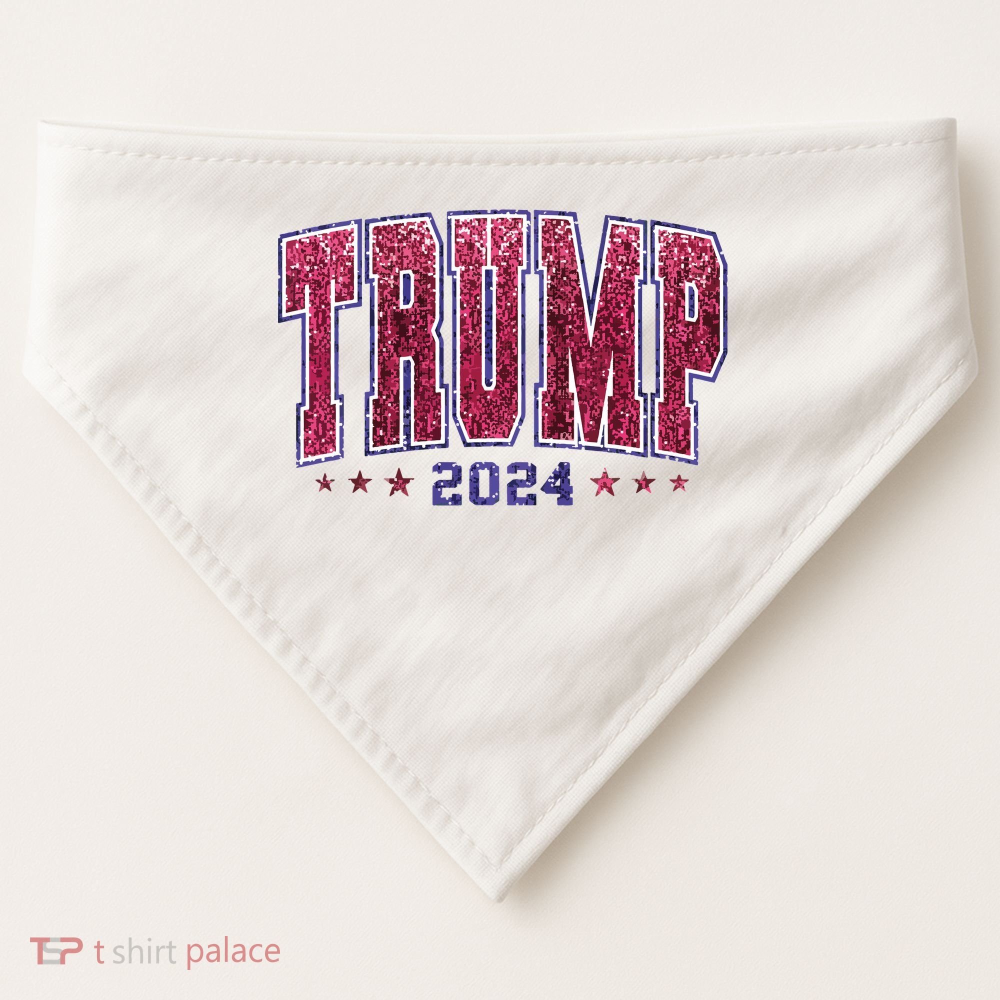 Trump 2024 President Make America Trump Again USA-Made Doggie Bandana