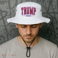 Trump 2024 President Make America Trump Again Bucket Hat thumb 2