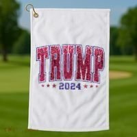 Trump 2024 President Make America Trump Again Golf Towel thumb 1
