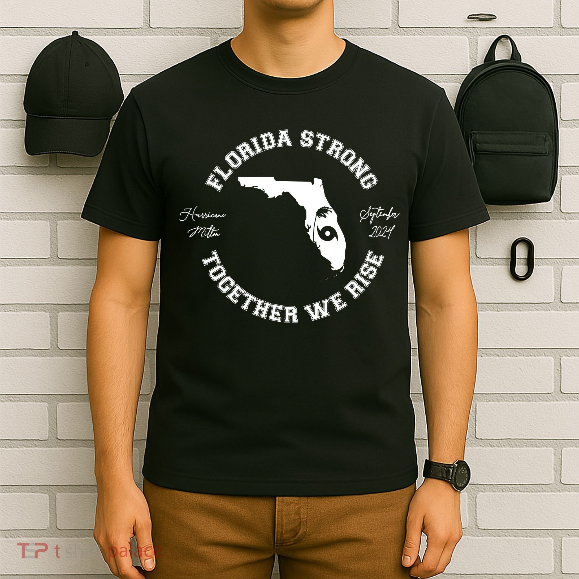 Florida Strong Together We Rise Hurricane Milton September 2024 T-Shirt