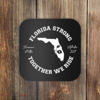 Florida Strong Together We Rise Hurricane Milton September 2024 Coaster thumb 0