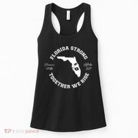 Florida Strong Together We Rise Hurricane Milton September 2024 Women's Tank Top thumb 0