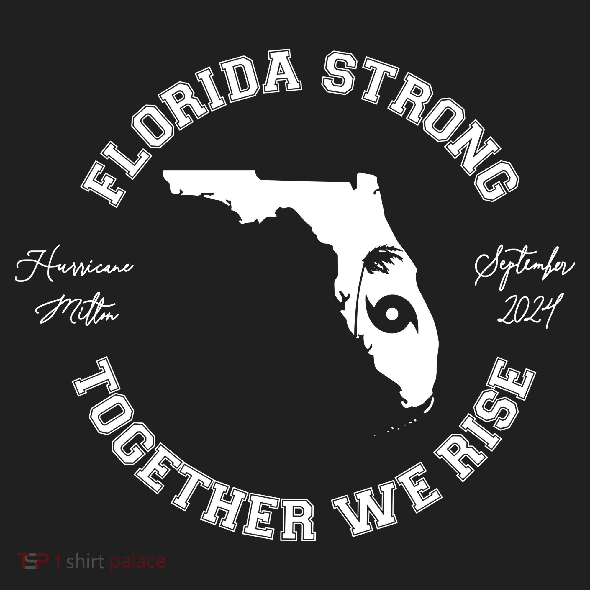 Florida Strong Together We Rise Hurricane Milton September 2024 Hat