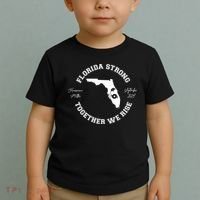 Florida Strong Together We Rise Hurricane Milton September 2024 Toddler T-Shirt thumb 2