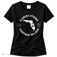 Florida Strong Together We Rise Hurricane Milton September 2024 Women's T-Shirt thumb 0