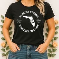 Florida Strong Together We Rise Hurricane Milton September 2024 Women's T-Shirt thumb 2