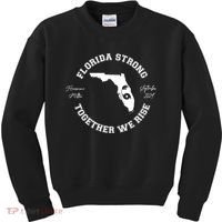 Florida Strong Together We Rise Hurricane Milton September 2024 Kids Sweatshirt thumb 0