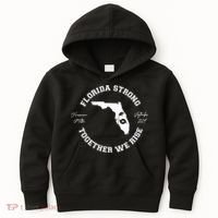 Florida Strong Together We Rise Hurricane Milton September 2024 Kids Hoodie thumb 0