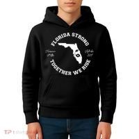 Florida Strong Together We Rise Hurricane Milton September 2024 Kids Hoodie thumb 4
