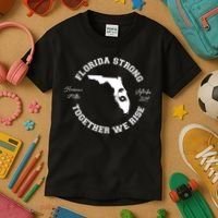 Florida Strong Together We Rise Hurricane Milton September 2024 Kids T-Shirt thumb 3