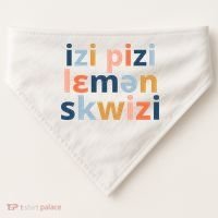 Funny Speech Therapy IPA Phonetics Phoneme Therapist USA-Made Doggie Bandana thumb 0
