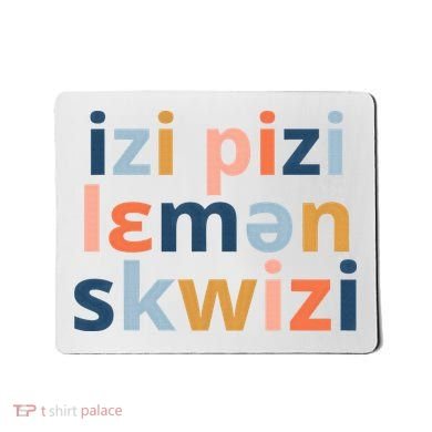 Funny Speech Therapy IPA Phonetics Phoneme Therapist Mousepad