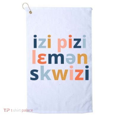Funny Speech Therapy IPA Phonetics Phoneme Therapist Golf Towel