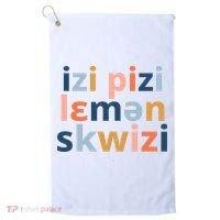 Funny Speech Therapy IPA Phonetics Phoneme Therapist Golf Towel thumb 0