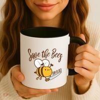 Funny Save The Bees Or Else Coffee Mug thumb 3